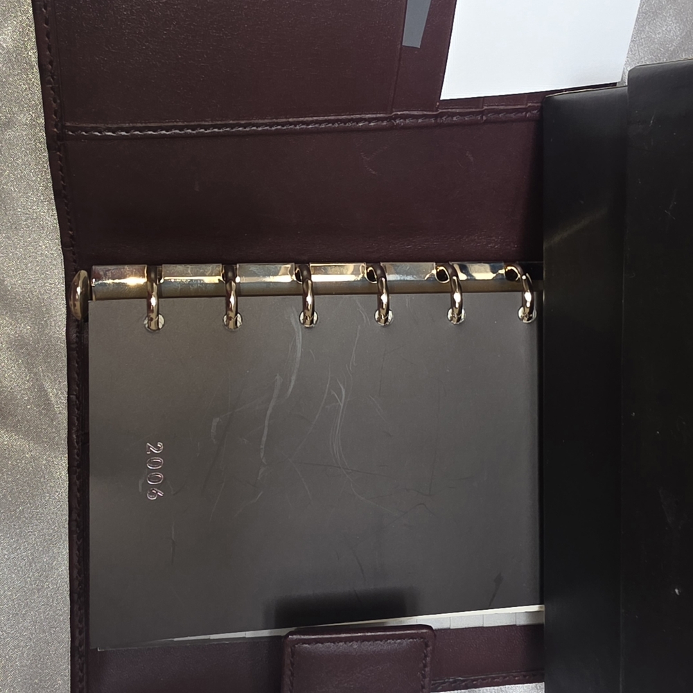 Gucci Burgundy Embossed GG Leather Agenda Cover - Picture 16 of 16